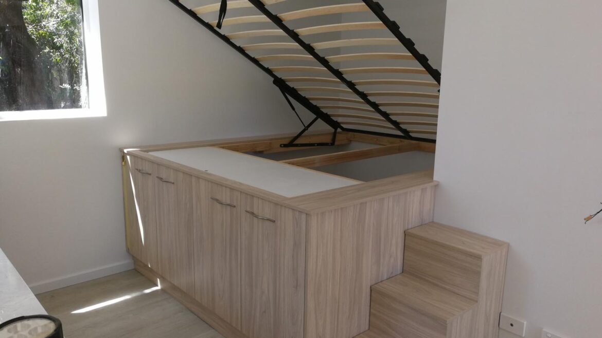 Fold-up Bed with Storage